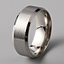 Pánsky oceľový prsteň Silver Base