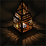 Lampa - kovový svietnik Lotos na čajové sviečky