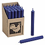 Parafínová stolný sviečka tmavo modrá 18 cm