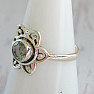 Topaz modrý prsteň striebro Ag 925 45784