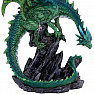 Soška Smaragdový drak na útese