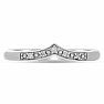 Prsteň strieborný s brúseným diamantom Ag 925 016262 DIA