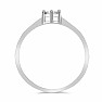 Prsteň strieborný s brúseným diamantom Ag 925 017346 DIA