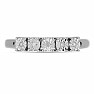 Prsteň strieborný s brúseným diamantom Ag 925 017351 DIA