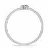 Prsteň strieborný s brúseným diamantom Ag 925 050206 DIA