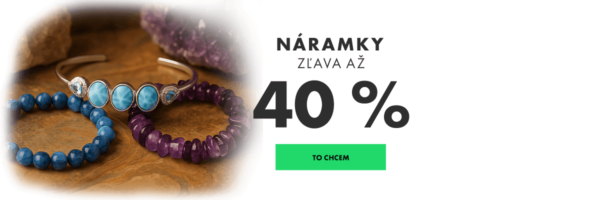 Až 40 % ZĽAVA na náramky! Nezmeškajte akciu!