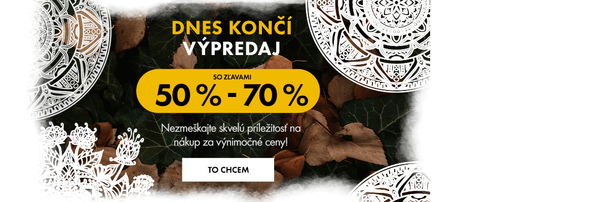 Posledný deň megavýpredaja! Zľavy 50–70 % končia dnes