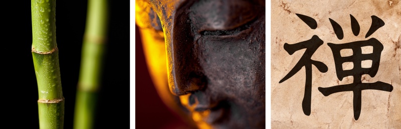 Buddha zen koláž feng shui článok Feng Shui 1